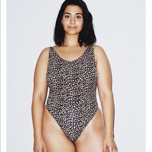 Small American Apparel Leopard Bodysuit